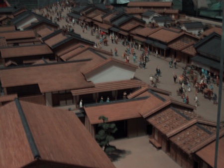 Modell im Edo-Tokyo-Museum